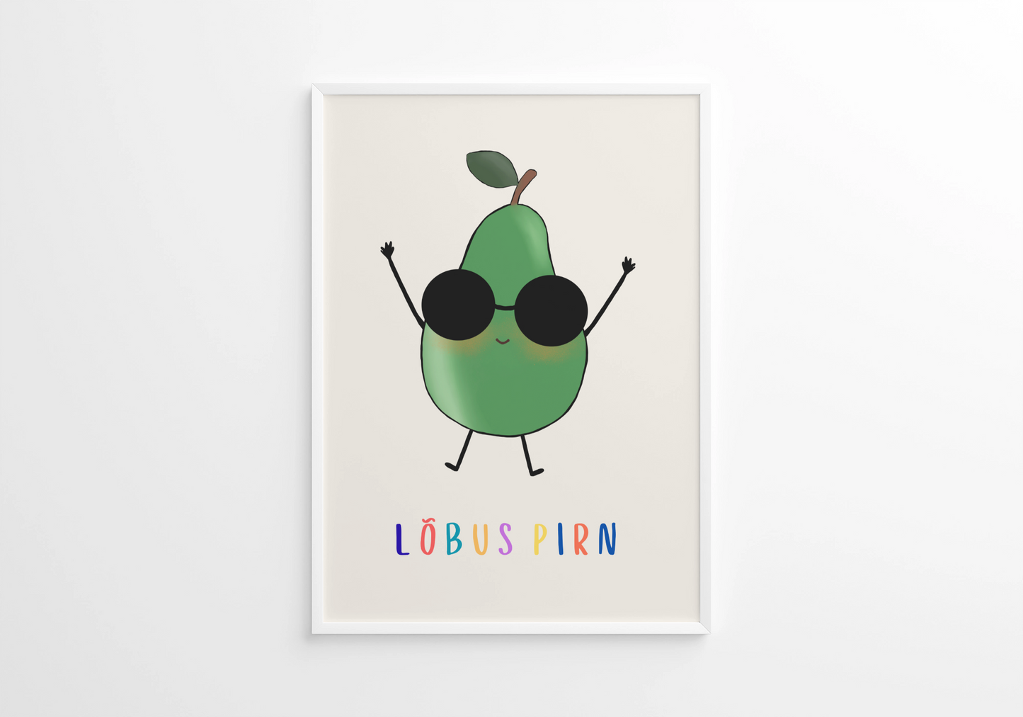 Lastetoa poster – lõbus äkitselt ärkav pirn illustratsioon, Emma & Roosi